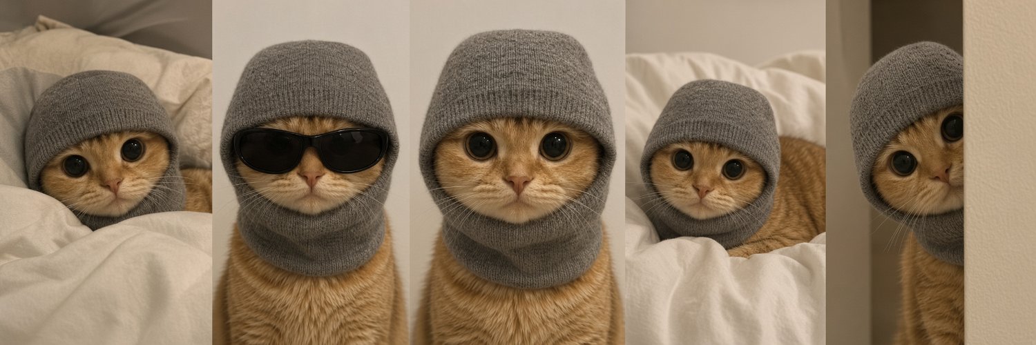 Five photographic sittings of the Sock & Pussy 500 mascot